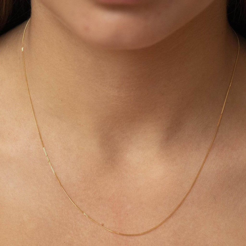 Womens thin deals gold chain