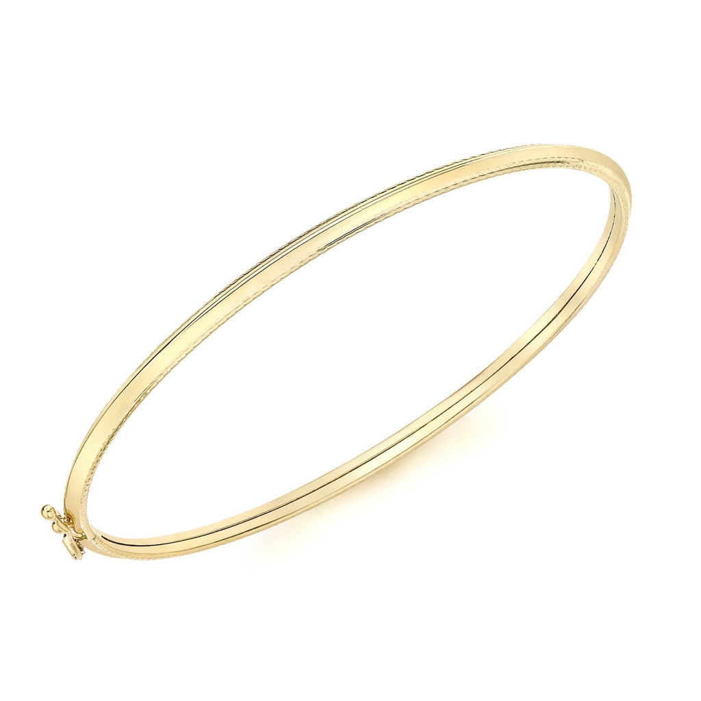 18k yellow online gold bangle