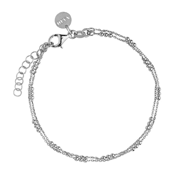 NAJO Halcyon Silver Bracelet (18.5cm+ext)