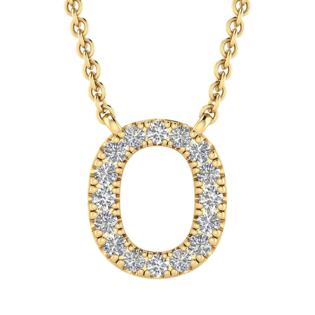 Diamond store d necklace