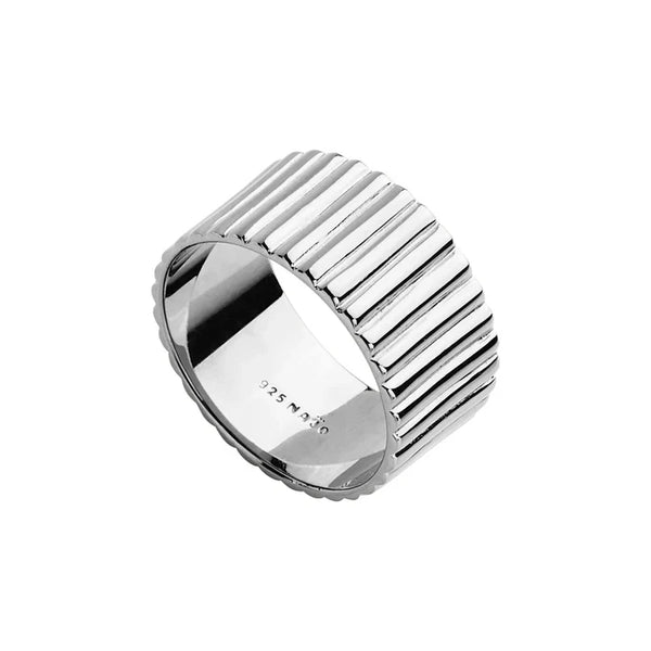 NAJO Raya Wide Silver Ring Large