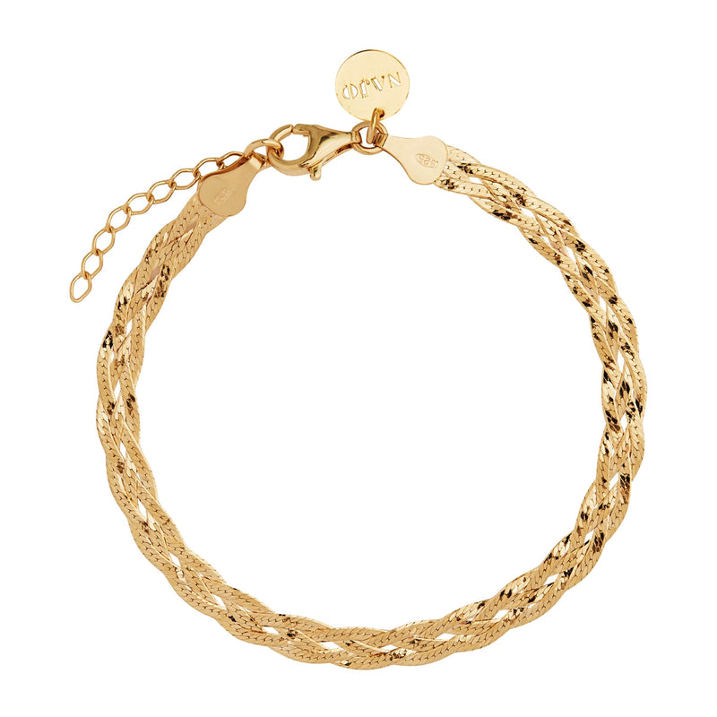 NAJO Radiant Yellow Gold Bracelet (18.5cm+ext)