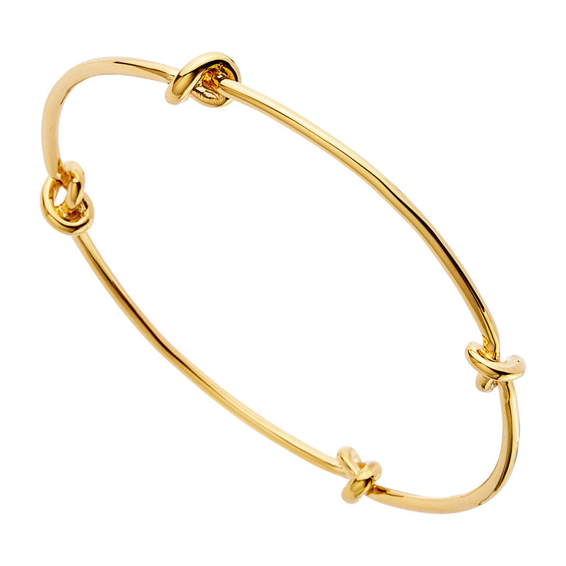 NAJO Nature's Knot Gold Bangle 68mm