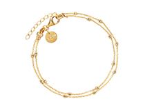Najo Birdsong Yellow gold chain bracelet (18.5cm +ext)