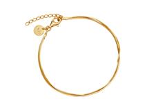 Najo Mirage Yellow gold Double Chain Bracelet