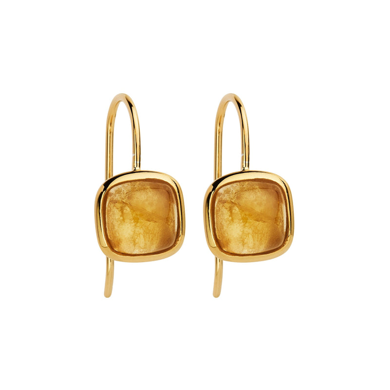 NAJO Aura Yellow Gold Citrine Earring