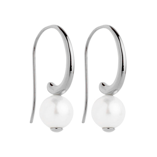 NAJO Fern Silver Pearl Earring