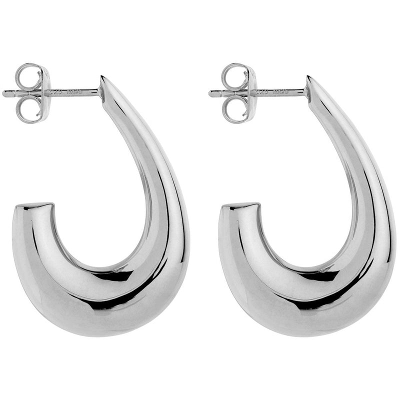 NAJO Sweep Silver Stud Earring