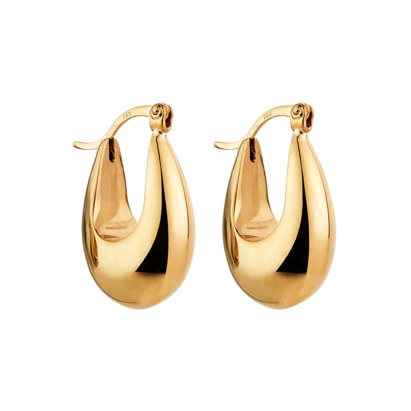 NAJO Cloudland Yellow Gold Hoop Earring