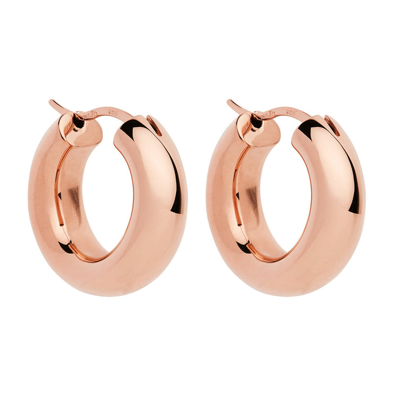 NAJO Cocoon Rose Gold Hoop Earring