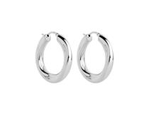 Najo Dune Medium Silver Hoop earring