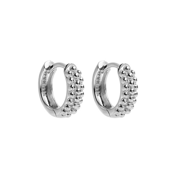 NAJO Chia Silver Huggie Earring