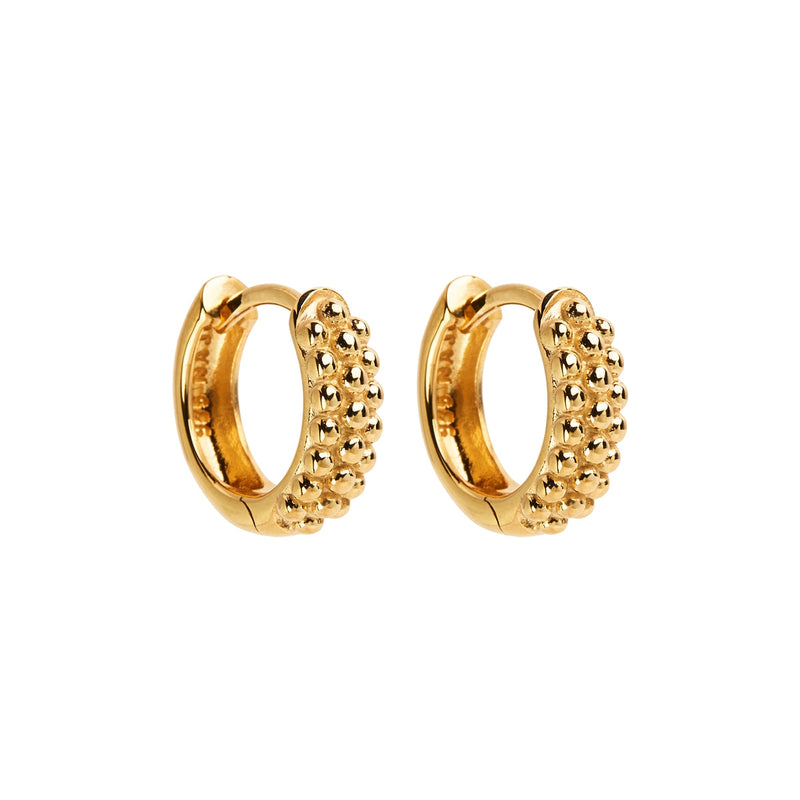 NAJO Chia Yellow Gold Huggie Earring