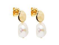 Najo Yellow gold Pearl drop earrings