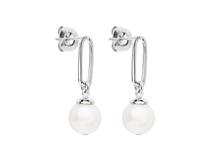Najo The Enchantress Silver drop stud Earrings