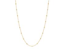 Najo Birdsong yellow gold chain Necklace (45cm+ext)