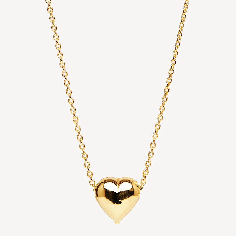 Amore Yellow gold charm Necklace