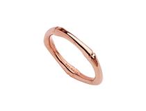 Najo Bamboo design Rose plated Ring