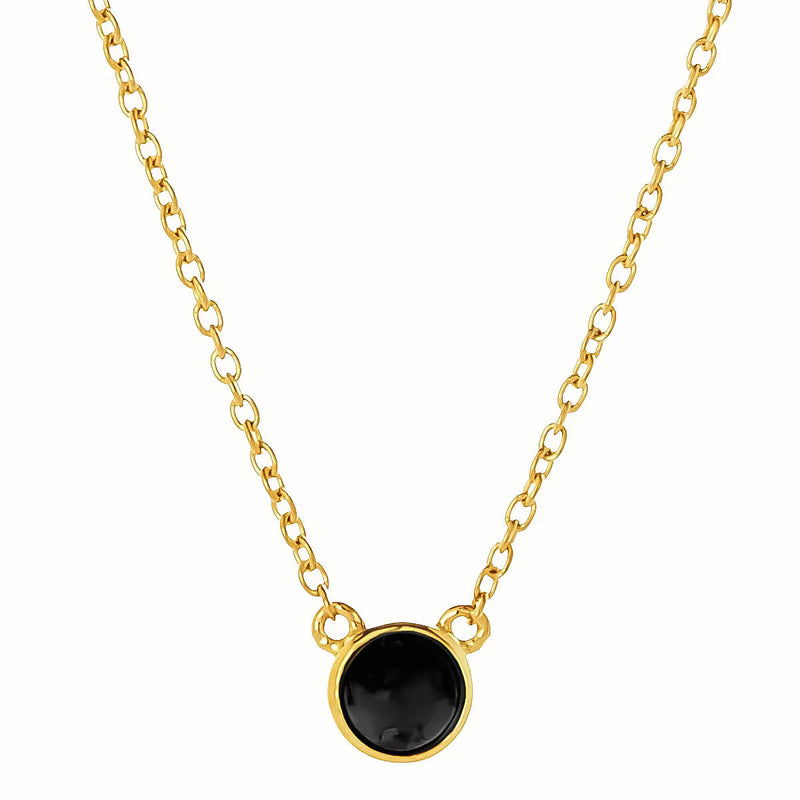 NAJO Heavenly Onyx Yellow Necklace