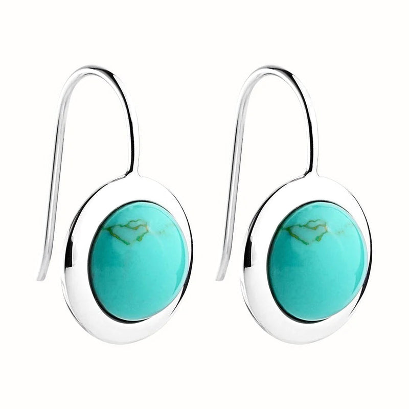 NAJO Husk Turquoise Drop Earrings