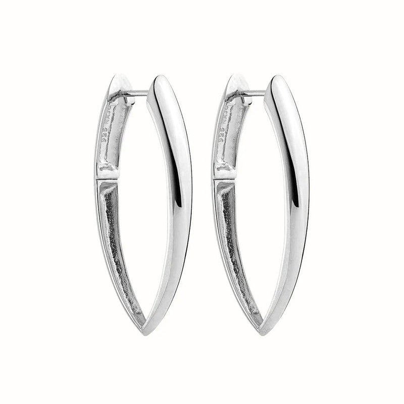 NAJO Topiary Hoop Silver Earrings