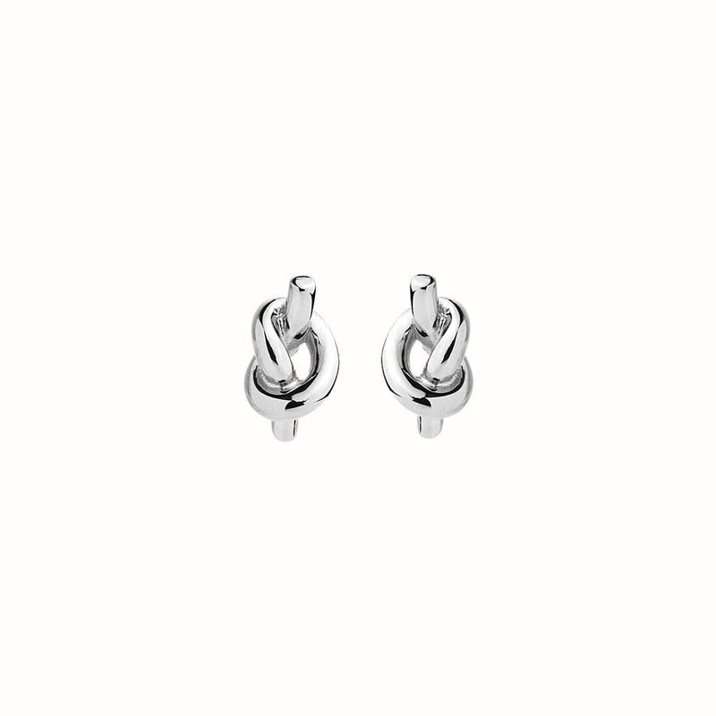 NAJO Nature's Knot Stud Silver Earrings