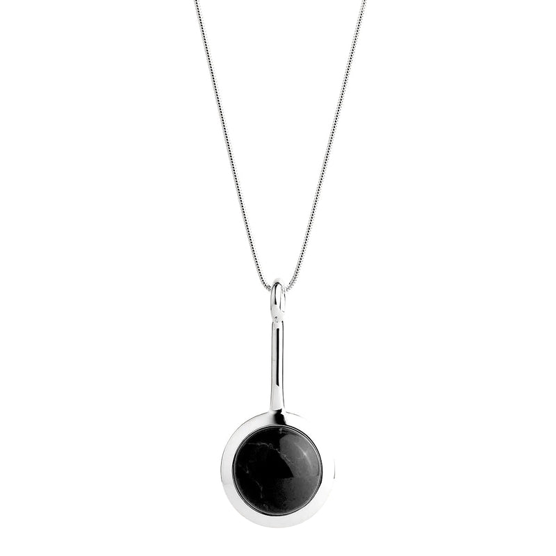 NAJO Husk Onyx Large Necklace 80cm