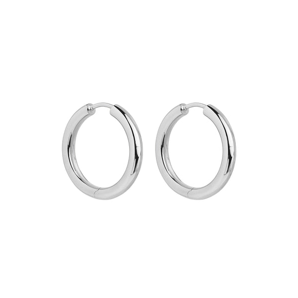 NAJO Subtle Silver Huggie Earring