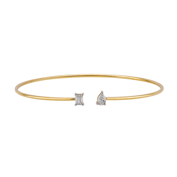 9 K Yellow gold bangle