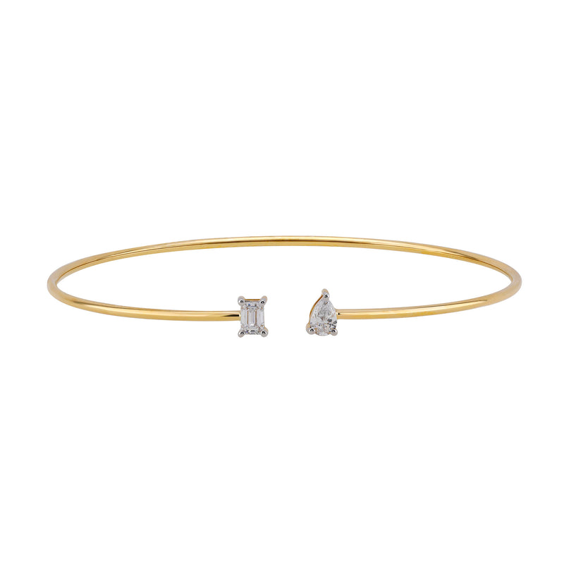 9 K Yellow gold bangle