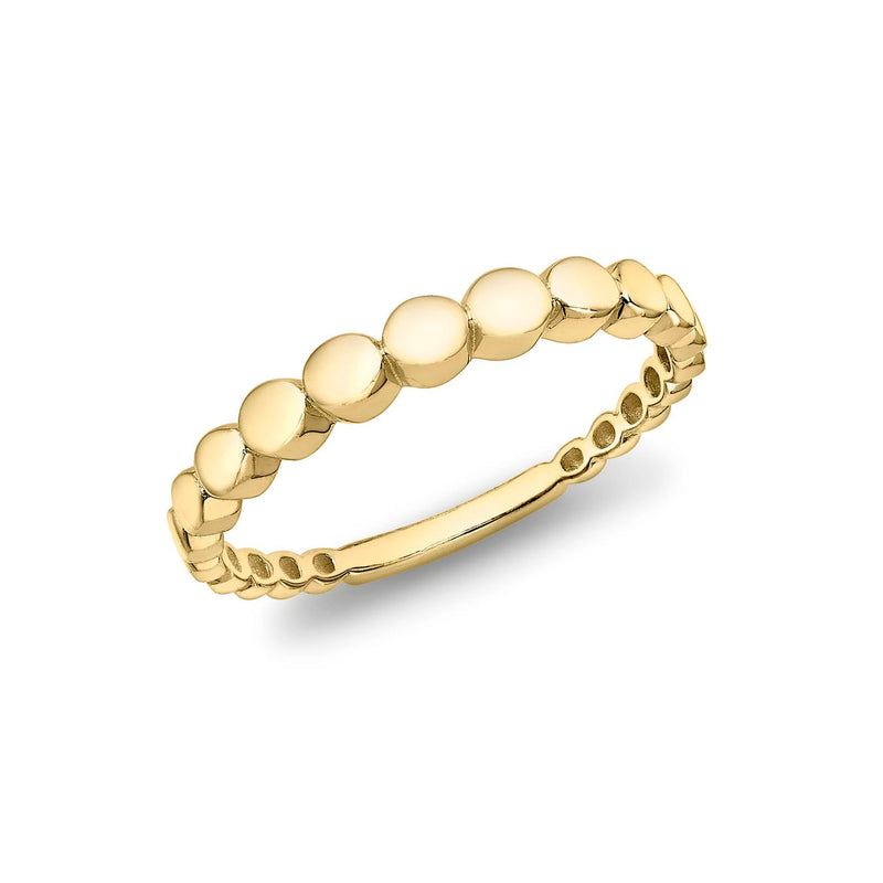 9ct Yellow Gold Graduated-Circles Ring