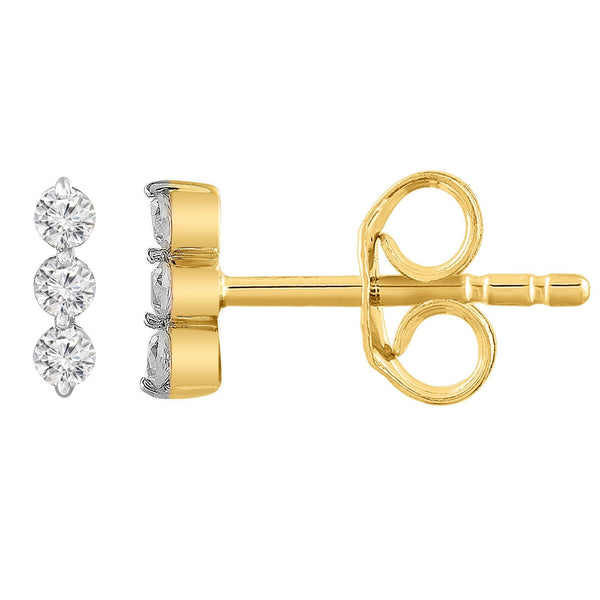 9ct Yellow Gold 0.15ct Diamond Diamond Fashion Earrings