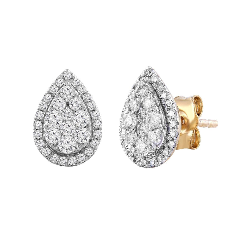 0.5 carat deals diamond earrings