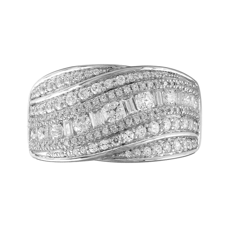 Ring with 2ct Diamonds in 18K White Gold