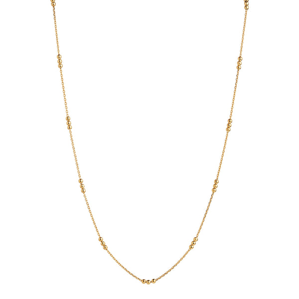 NAJO Halcyon Yellow Gold Chain Necklace (60cm)