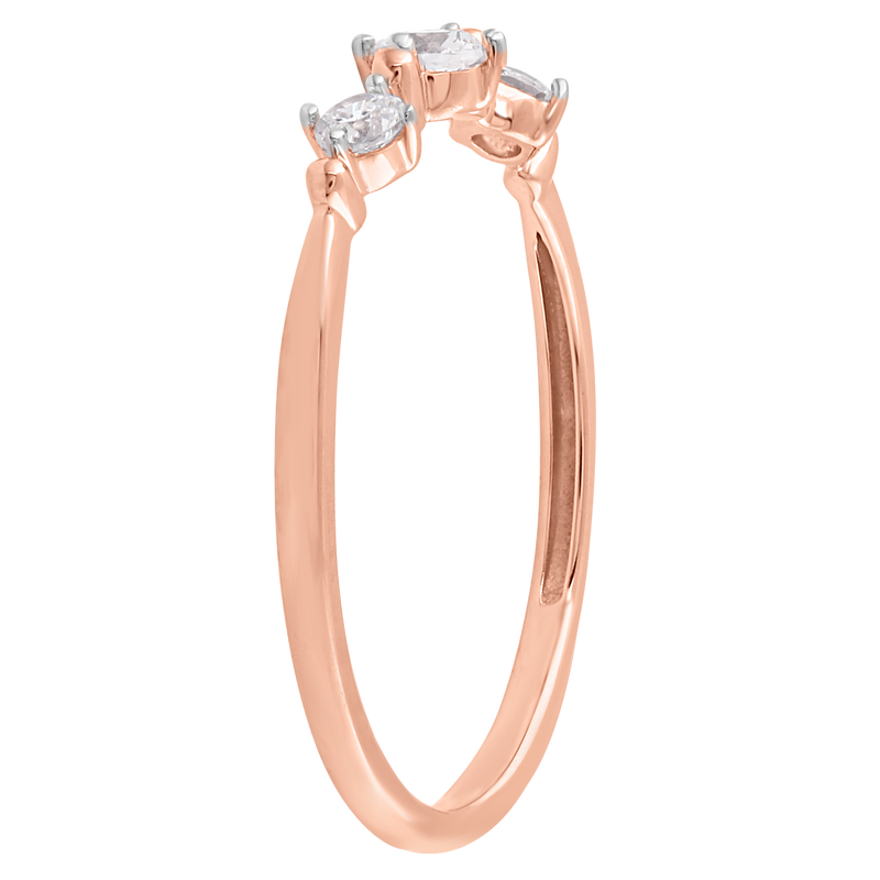 9ct Rose Gold 0.20ct Diamond Ring