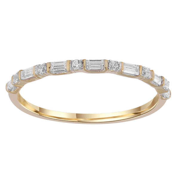 9ct Yellow Gold 0.15ct Diamond Ring