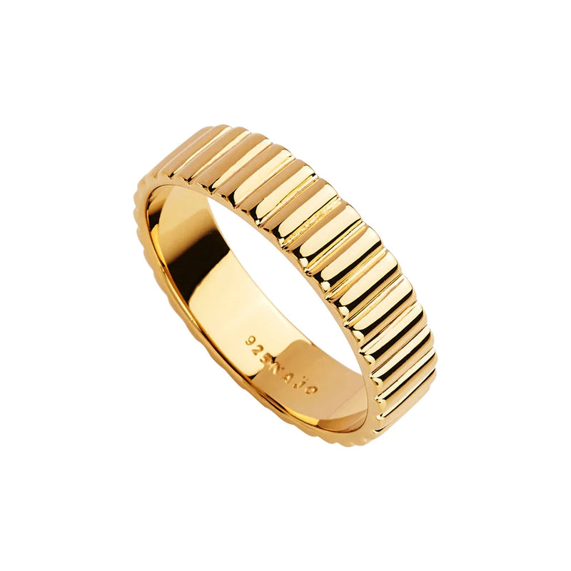 NAJO Raya Narrow Yellow Gold Ring