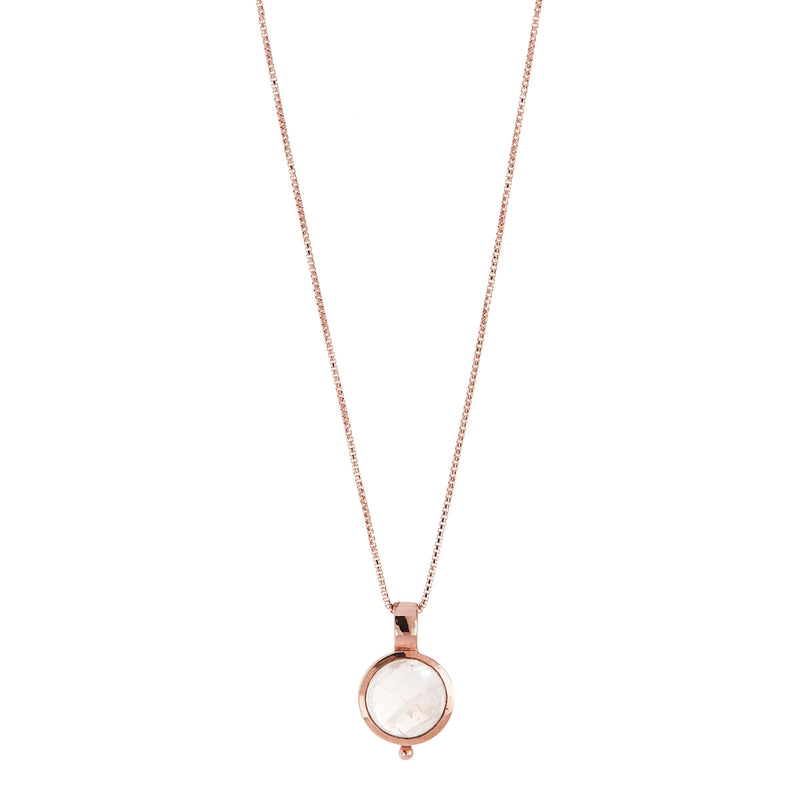 NAJO Garland Rose Gold Moonstone Necklace