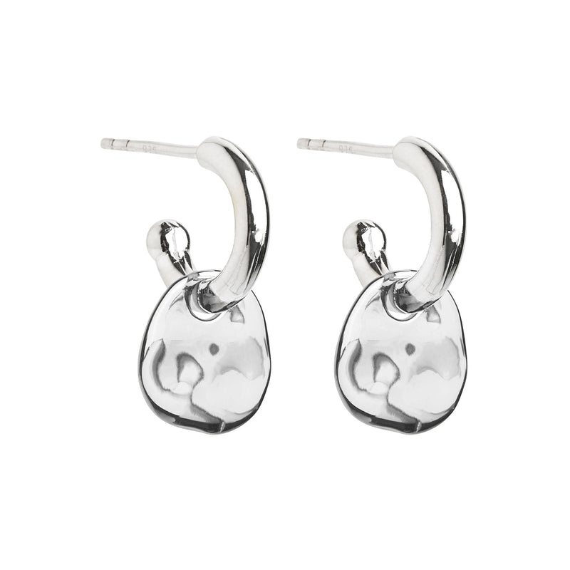 NAJO Shard Silver Hoop Earring